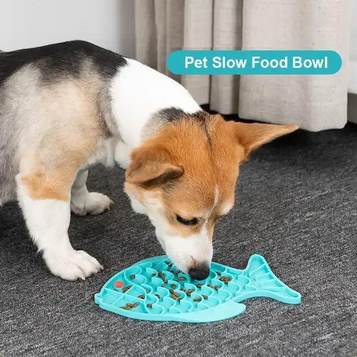 Silicone Lick Mat For Pet Dogs Slow Food Plate Rice Bowl For Small Medium Dog Anti Gulping Choking Feeder Puppy Treat Dispenser - Buy That Thang