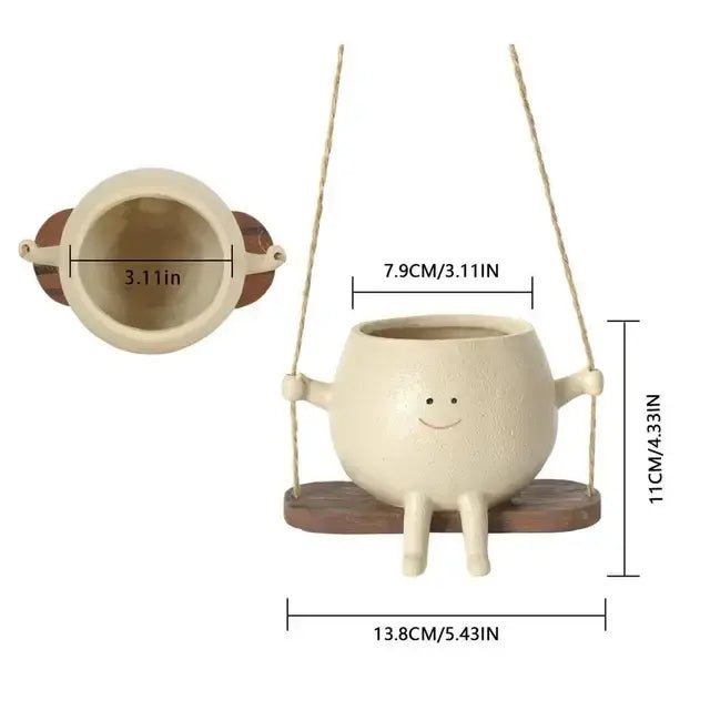 Swing Face Planter Pot - Buy That Thang