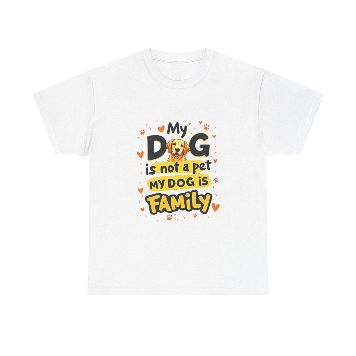 Dog Lover Tee - My Dog is Family Unisex Heavy Cotton Tee - Buy That Thang