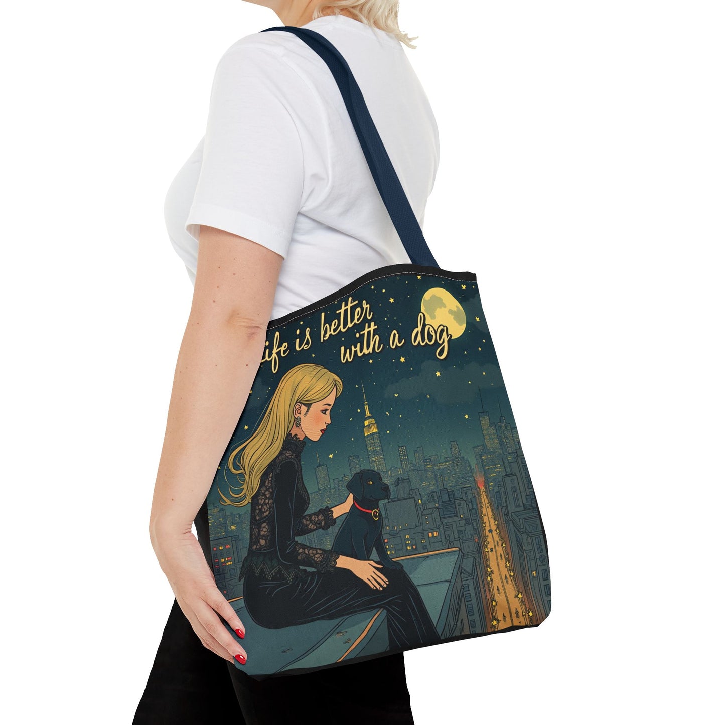 Dog Lover Tote Bag - Life is Better with a Dog 2 - Buy That Thang
