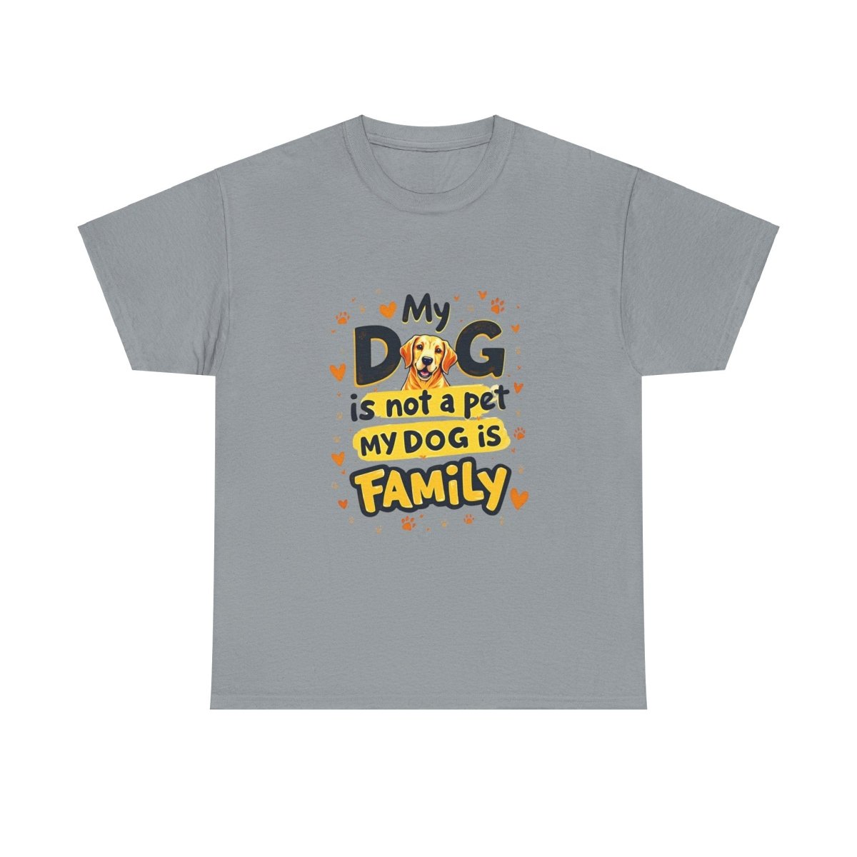 Dog Lover Tee - My Dog is Family Unisex Heavy Cotton Tee - Buy That Thang