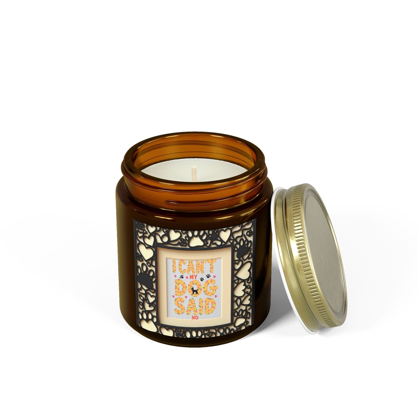 Candle, I Can't, My Dog Said No, Coconut Apricot Wax Scented