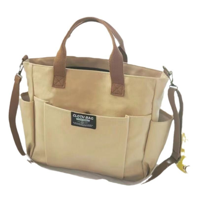 Large Capacity Shoulder Canvas Bag, Commuting Hand Bag - Buy That Thang