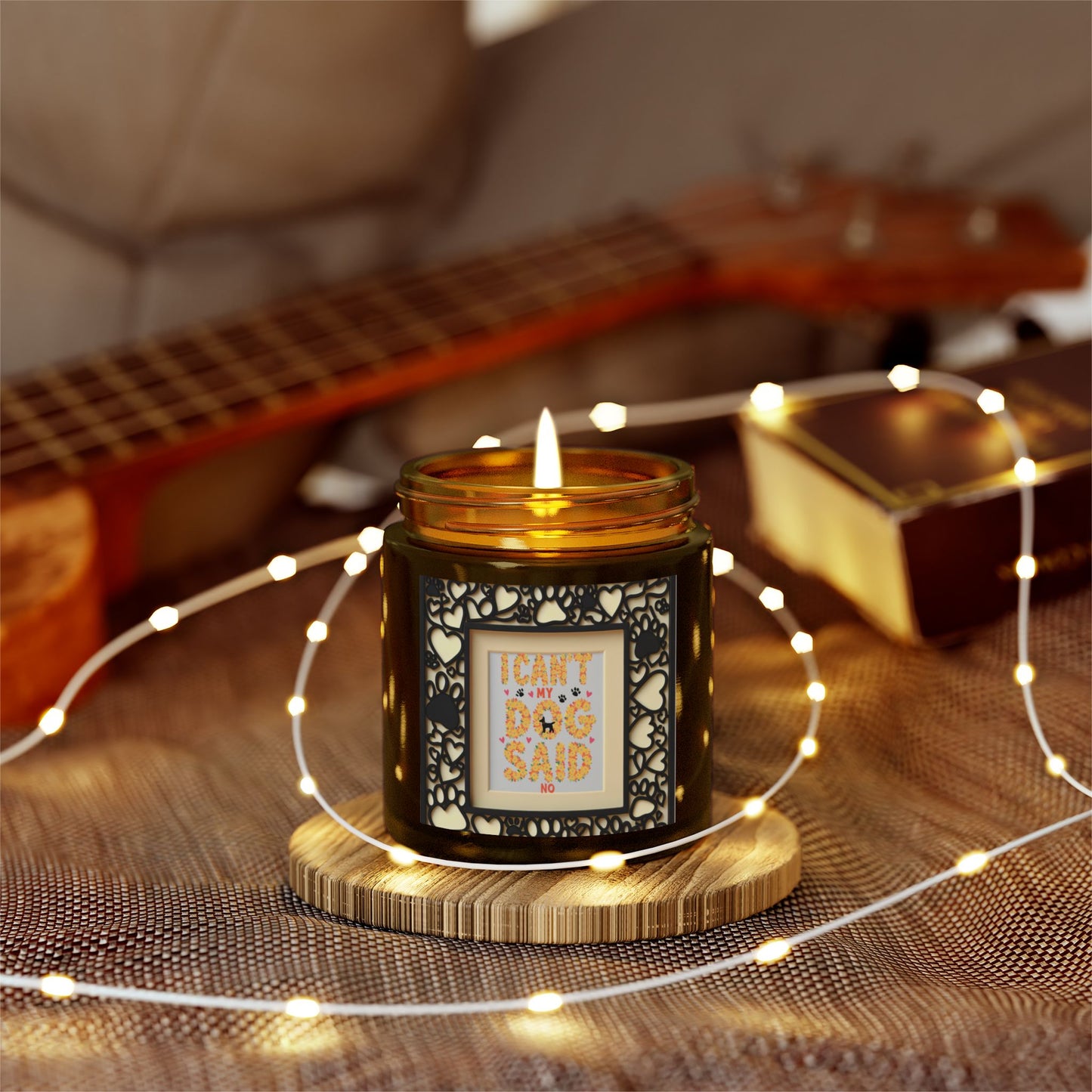Candle, I Can't, My Dog Said No, Coconut Apricot Wax Scented