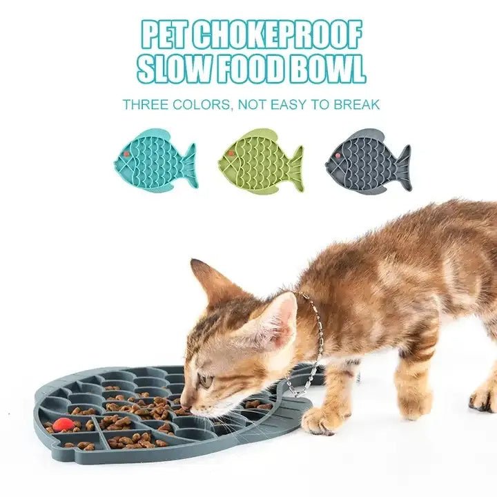 Silicone Lick Mat For Pet Dogs Slow Food Plate Rice Bowl For Small Medium Dog Anti Gulping Choking Feeder Puppy Treat Dispenser - Buy That Thang