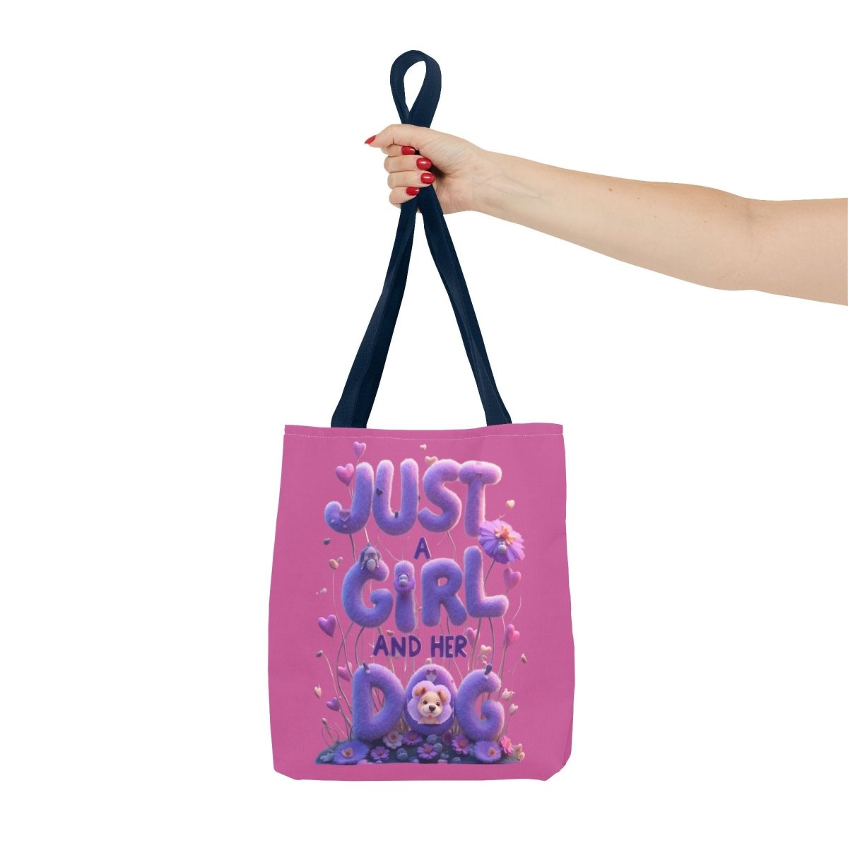 Dog Lover Tote Bag - Just a Girl and Her Dog Design - Buy That Thang