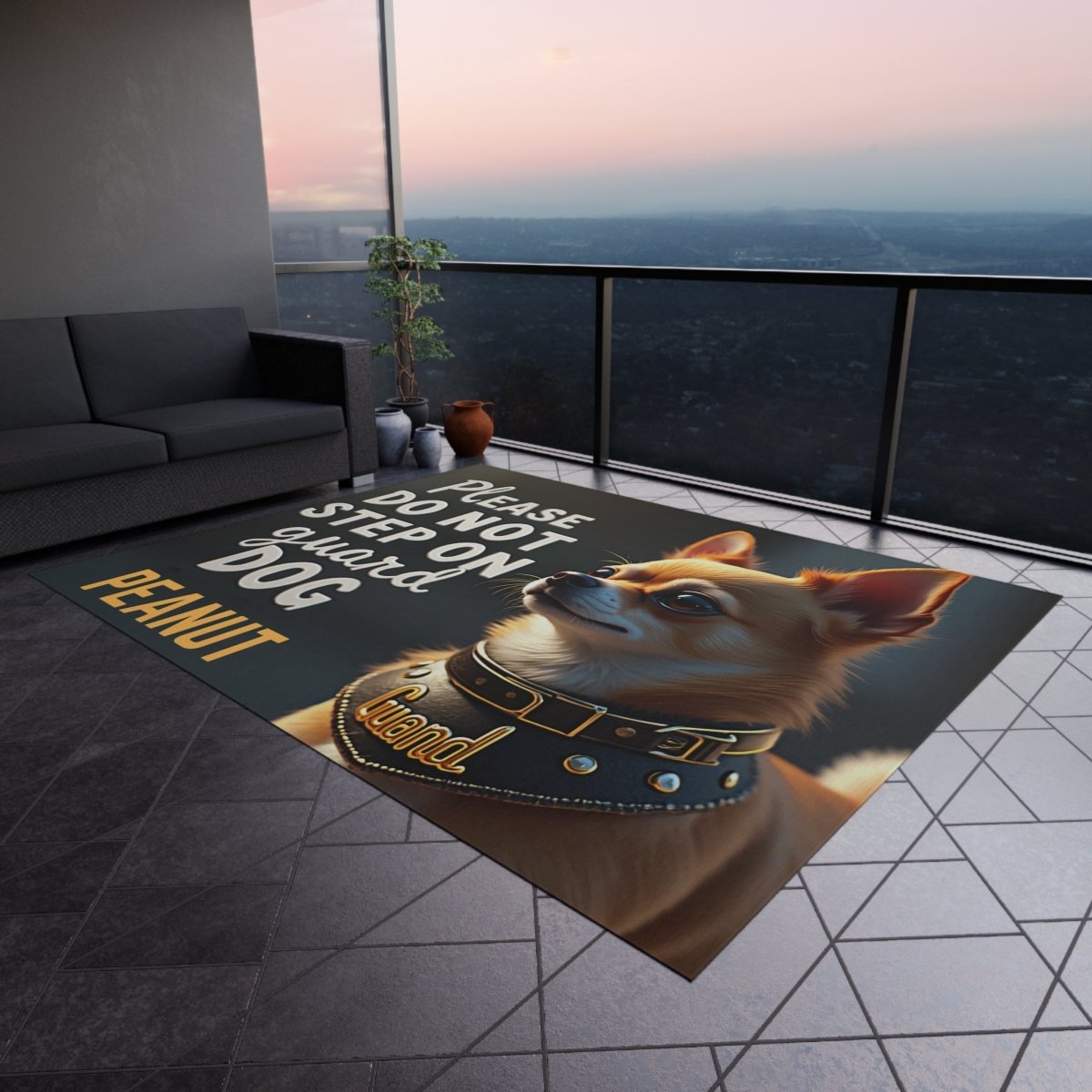 Outdoor Rug - Welcome Mat About the Dog - Buy That Thang