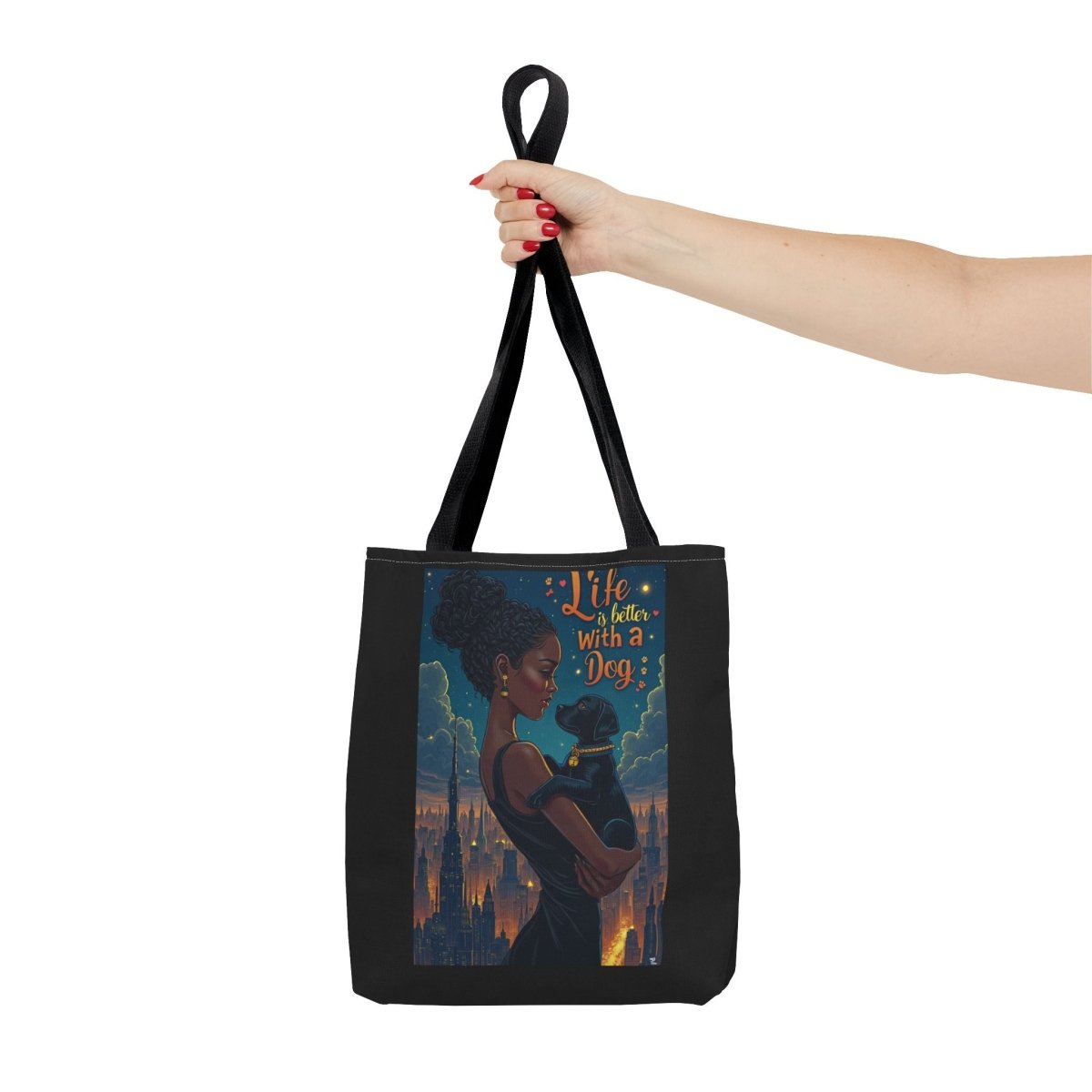 Dog Lover Tote Bag - Life with a Dog is Better - Buy That Thang