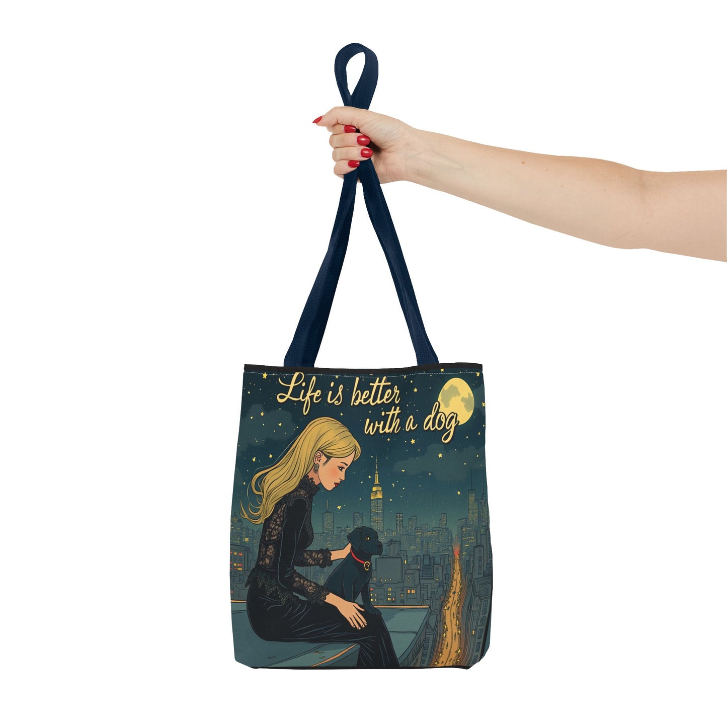 Dog Lover Tote Bag - Life is Better with a Dog 2 - Buy That Thang