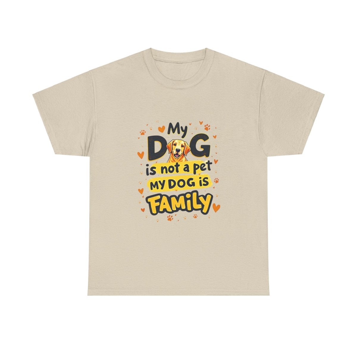 Dog Lover Tee - My Dog is Family Unisex Heavy Cotton Tee - Buy That Thang