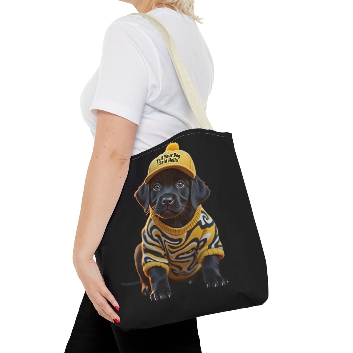 Dog Lover Tote Bag - Tell Your Dog That I Said HI - Buy That Thang