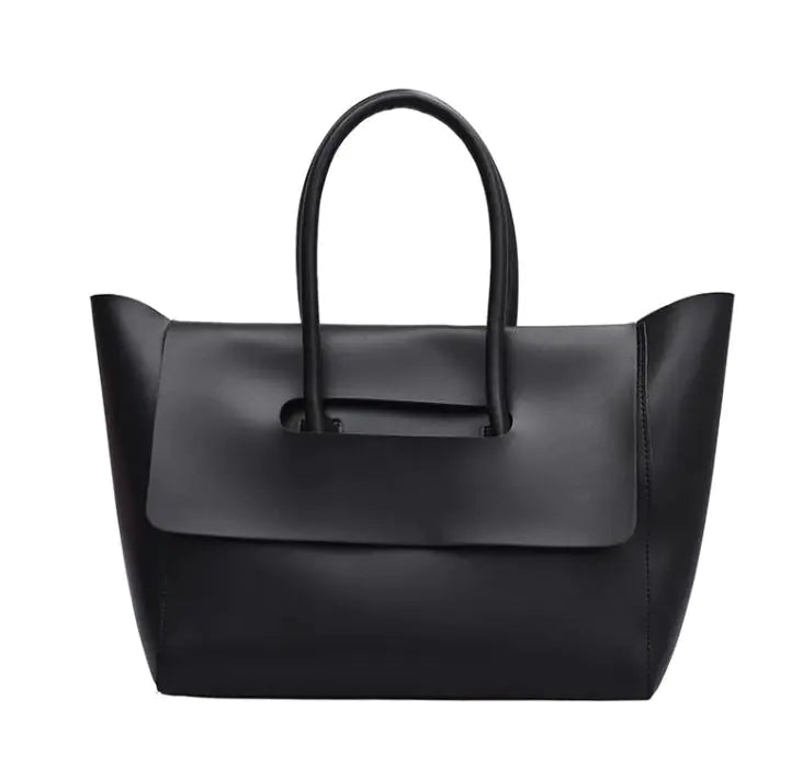 New Fashion Women's Large Capacity Handbag High Quality PU Leather Shoulder Bag - Buy That Thang