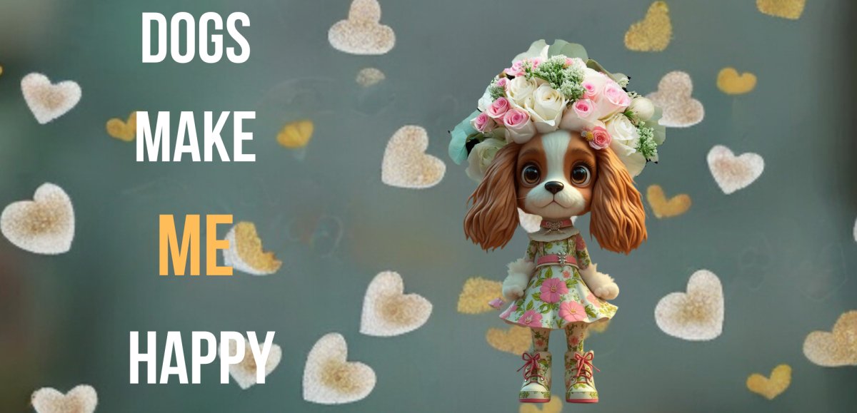 Tumbler 20oz Cavalier King Charles Spaniel with Flowers Mug - Buy That Thang