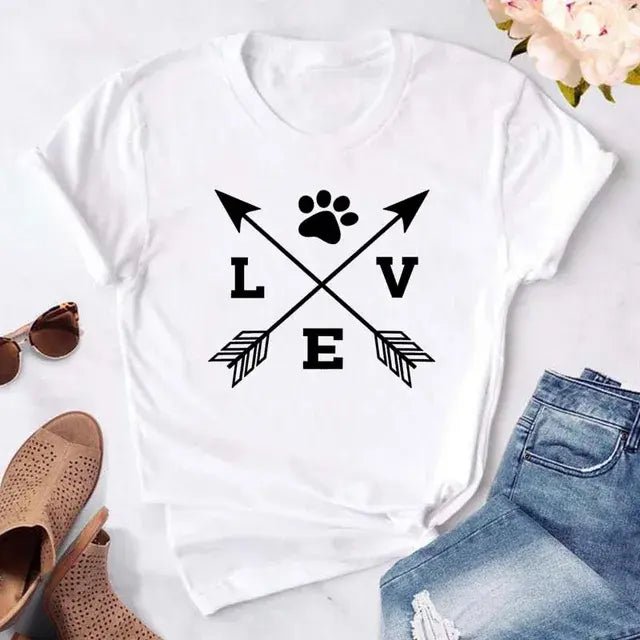 Cute Women's Dog Mom Graphic T-Shirt - Buy That Thang