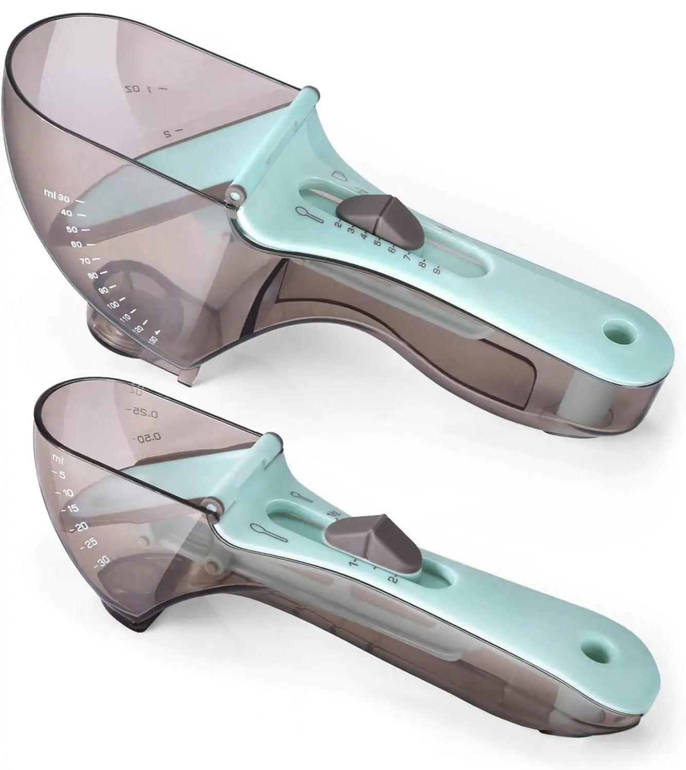 Adjustable Measuring Spoons with Magnetic Snaps - Set of 2 - Buy That Thang
