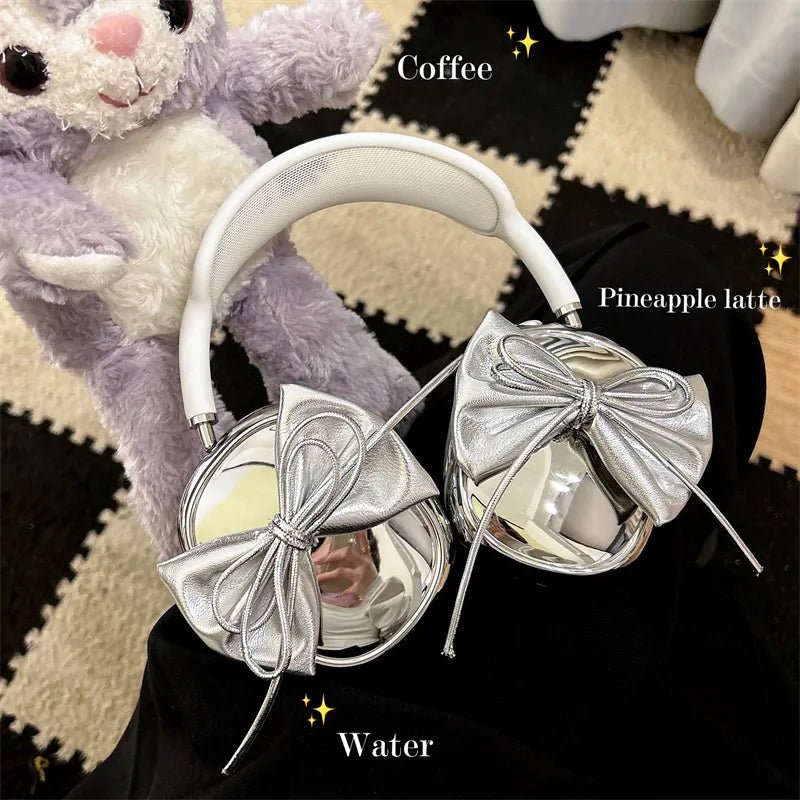 Electroplated Three - dimensional Bow Headphone Case - Buy That Thang