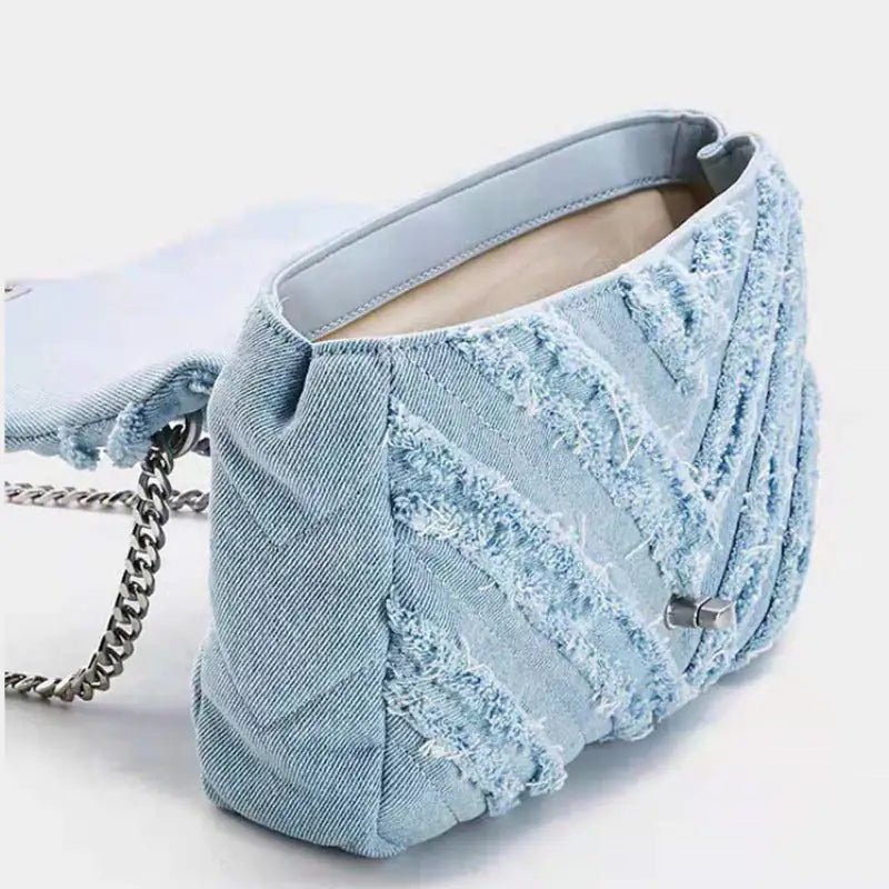 Denim Chain Bag - Buy That Thang