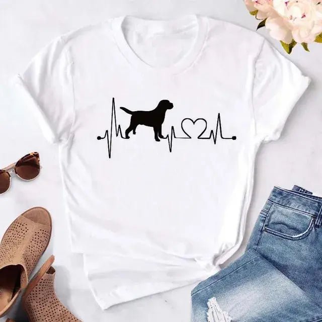 Cute Women's Dog Mom Graphic T-Shirt - Buy That Thang