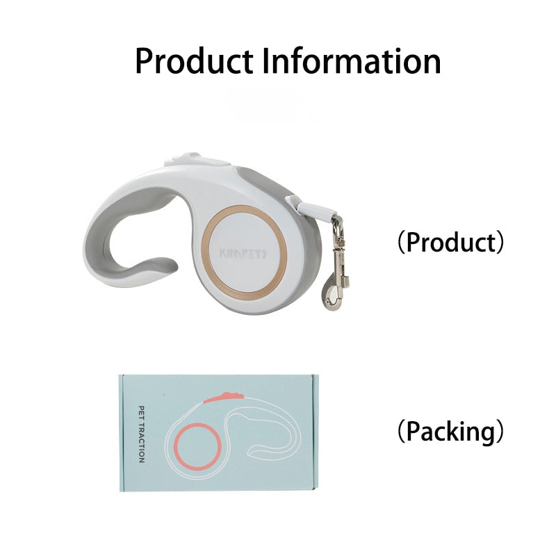 Dog Retractable Traction Rope Dog Leash Cat Puppy Harness