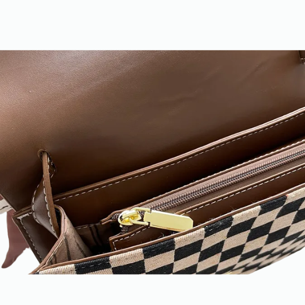 Large-capacity Women's Bag Fashion Plaid Single Shoulder