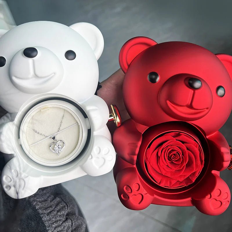 Rose Bear Jewelry Box - Buy That Thang