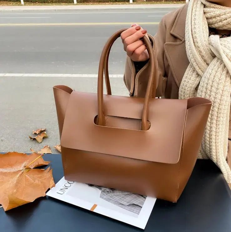 New Fashion Women's Large Capacity Handbag High Quality PU Leather Shoulder Bag - Buy That Thang