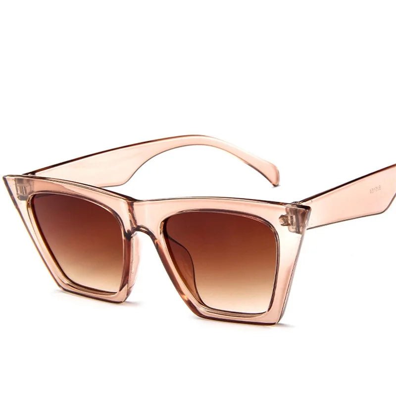 2020 Oversize Square Sunglasses Women Fashion Retro Gradient Sun Glasses Men Blue Big Black White Frame Vintage Eyewear UV400 - Buy That Thang