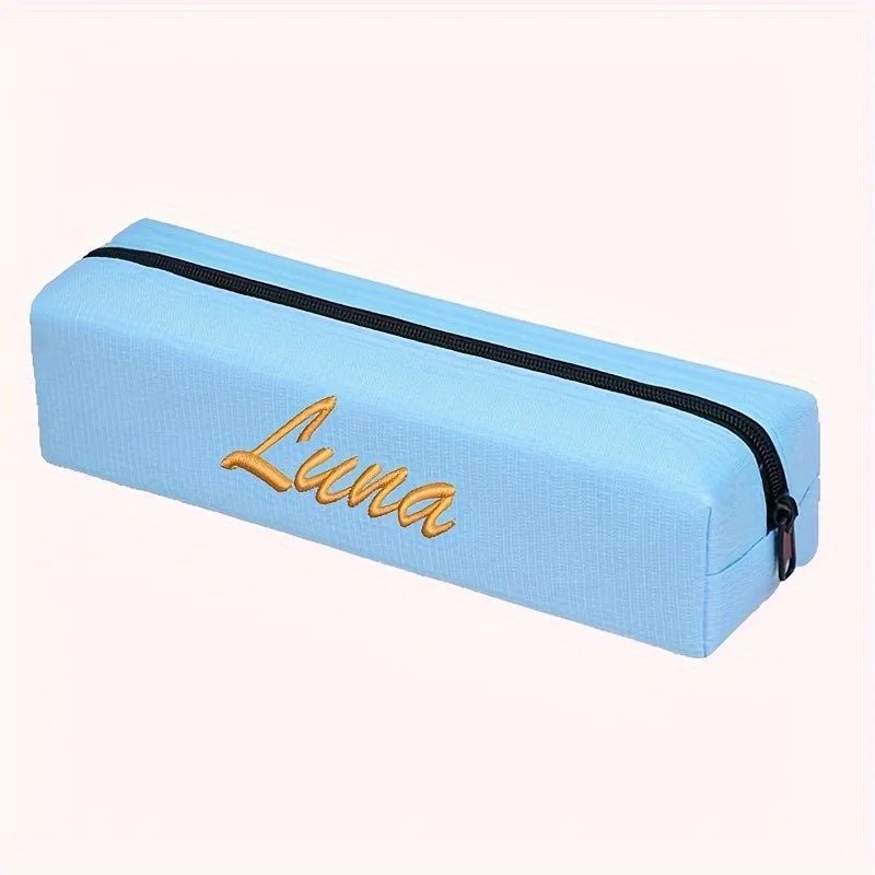 Custom Name Pencil Case - Simple Durable Convenient Stationery Bag for Students Perfect Gifts & School - Buy That Thang