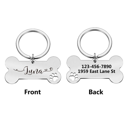 1pc Creative Custom Text The name of the love wavy line Personalized
