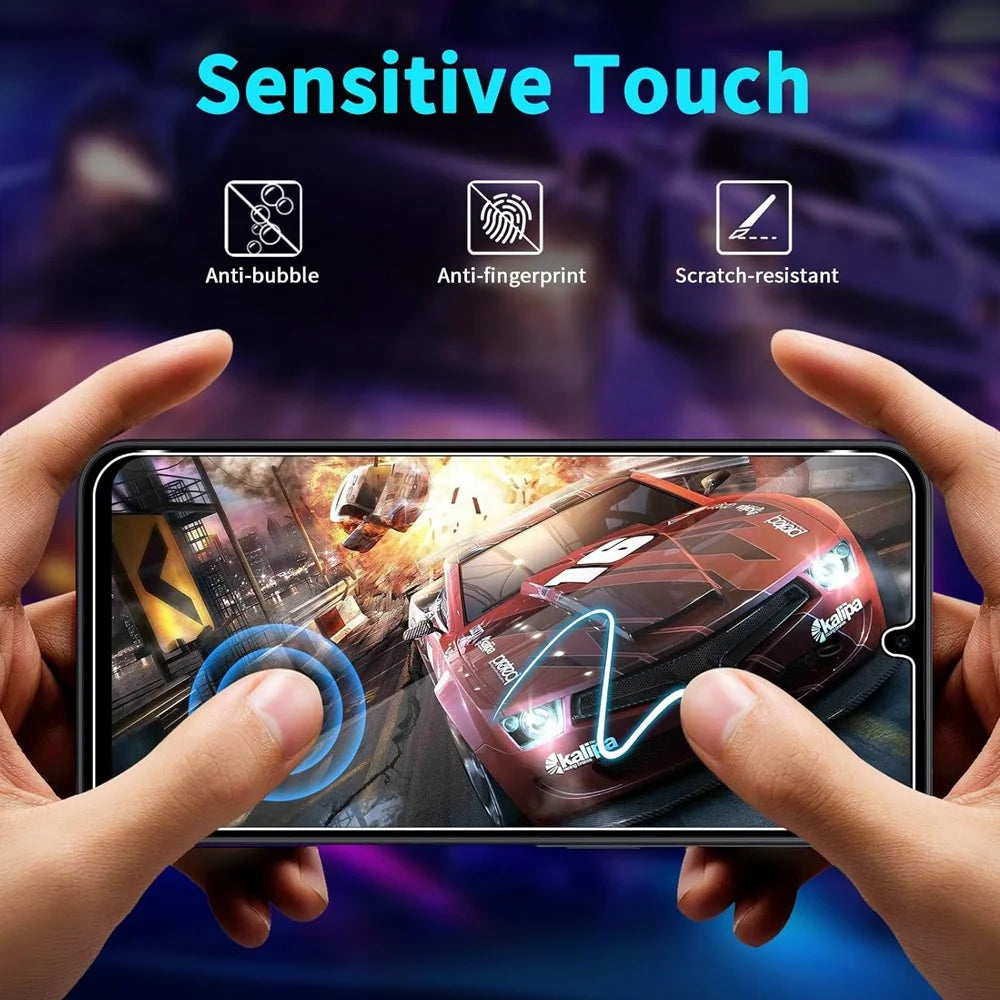 Tempered Glass For Samsung A16 A17 A26 A27 A36 A37 A56 A57 Screen Protector Galaxy A55 A35 A15 A25 A24 Film A51 A52 A53 A54