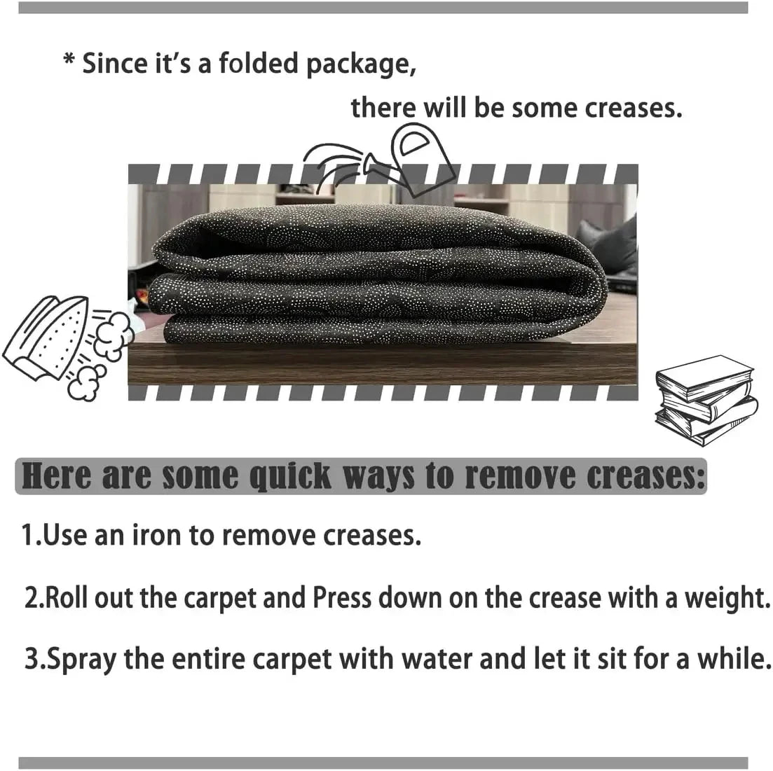 VIKAMA Striped Cartoon Cat Carpet Soft Doormat Waterproof Floor Mat Rug For Bedroom Carpet For Live Room Outdoor Carpet Home Dec
