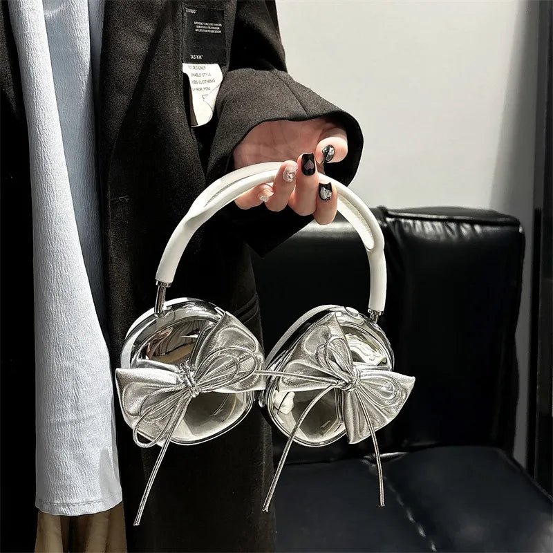 Electroplated Three - dimensional Bow Headphone Case - Buy That Thang