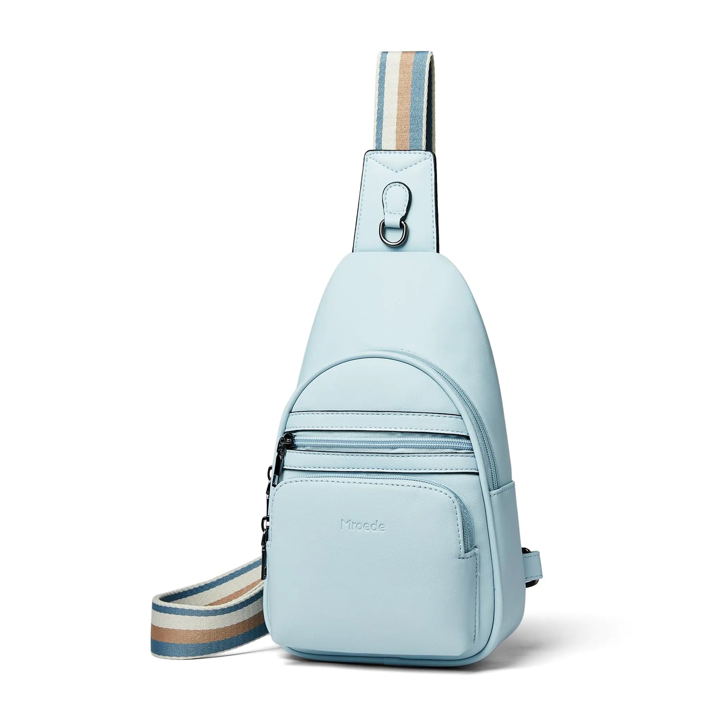 Sling Bag Crossbody Bags for Women Fanny Packs for Women Chest Bag for Work Shopping 7 - 1 Blue Dual Zippered Front Pockets - Buy That Thang