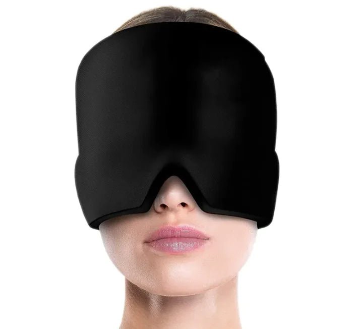 Ice Compress Headache Eye Mask Hat for Migraine, Stress, and Tension Relief - Buy That Thang