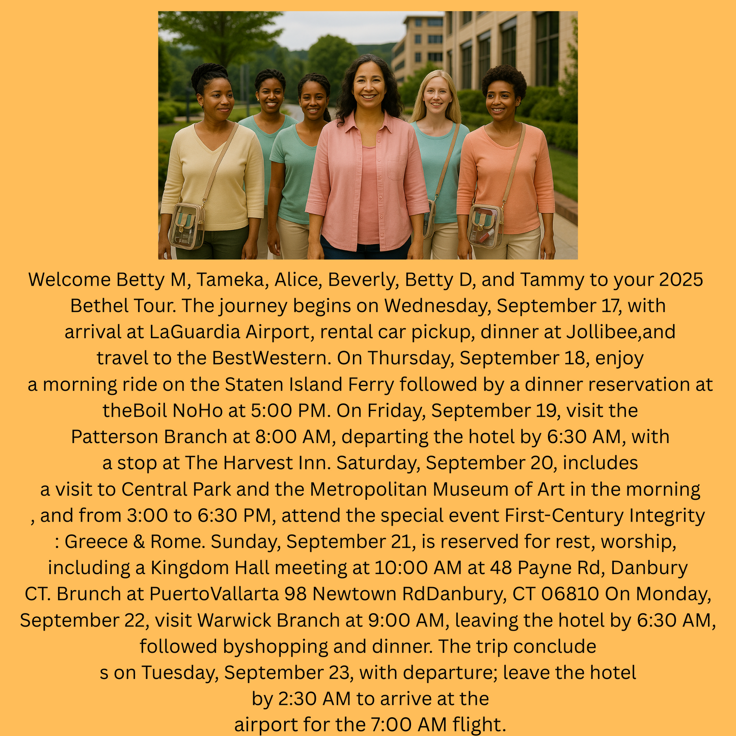 Bethel 2025 Trip