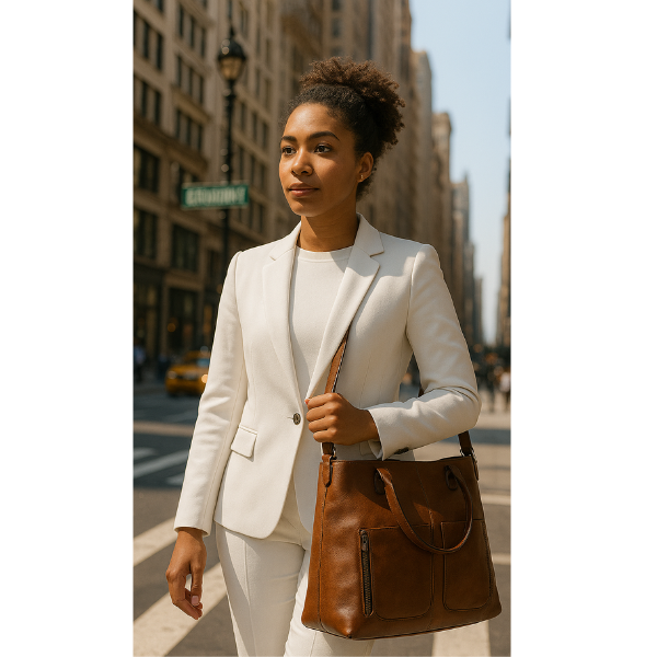 Women's Retro Tote Bag Simple Crossbody Bag