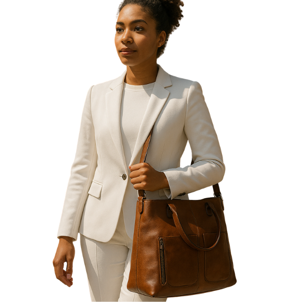 Women's Retro Tote Bag Simple Crossbody Bag
