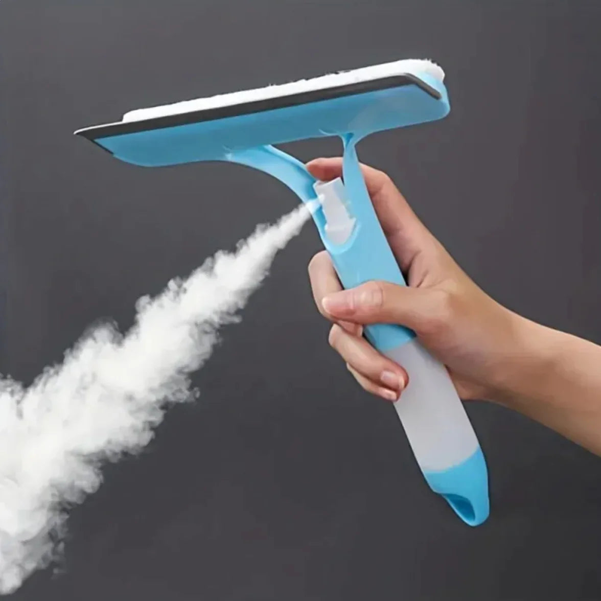 Spray-Integrated Glass Squeegee
