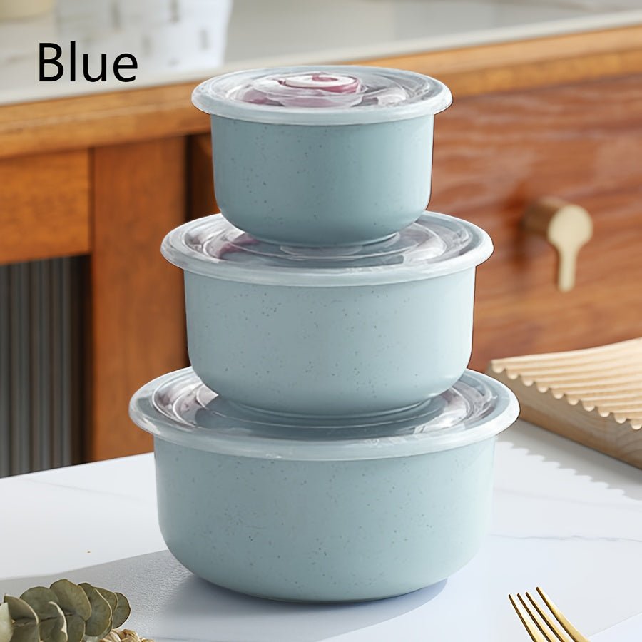 3/4pcs Large Capacity Plastic Refrigerator Storage Boxes - Keeps Fruit, Vegetable, Meat, Egg, Dumpling Fresh - Air - tight, Fresh - keeping, Easy - to - Clean, Stackable, Space - saving Kitchen Food Containers - Buy That Thang