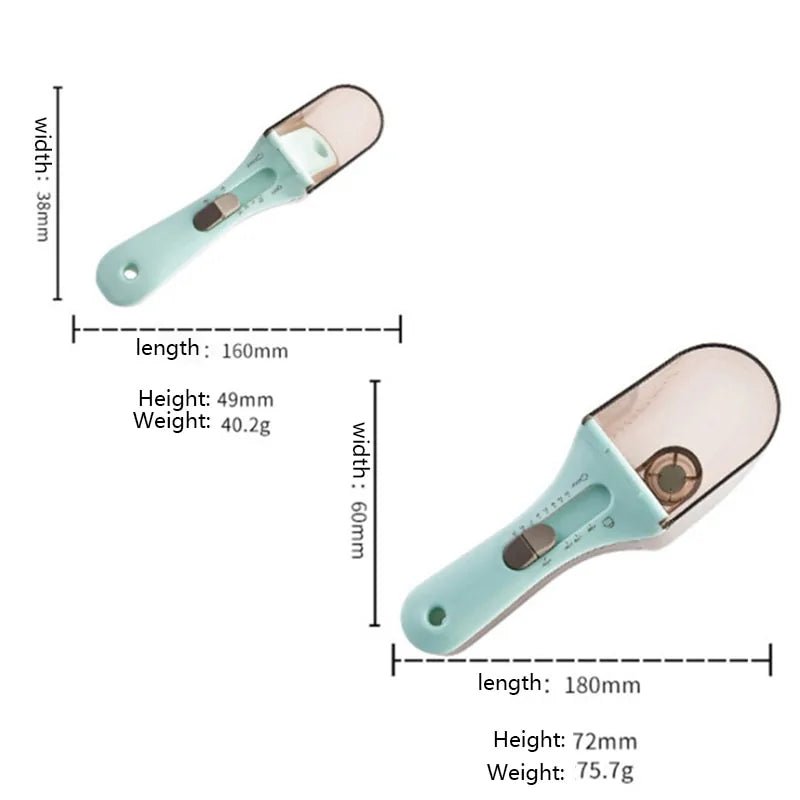 Adjustable Measuring Spoons with Magnetic Snaps - Set of 2 - Buy That Thang
