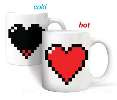 Color Changing Heart Mug - Buy That Thang