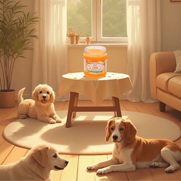 0 Pet Odor Exterminator Candle Orange Lemon Splash - Buy That Thang