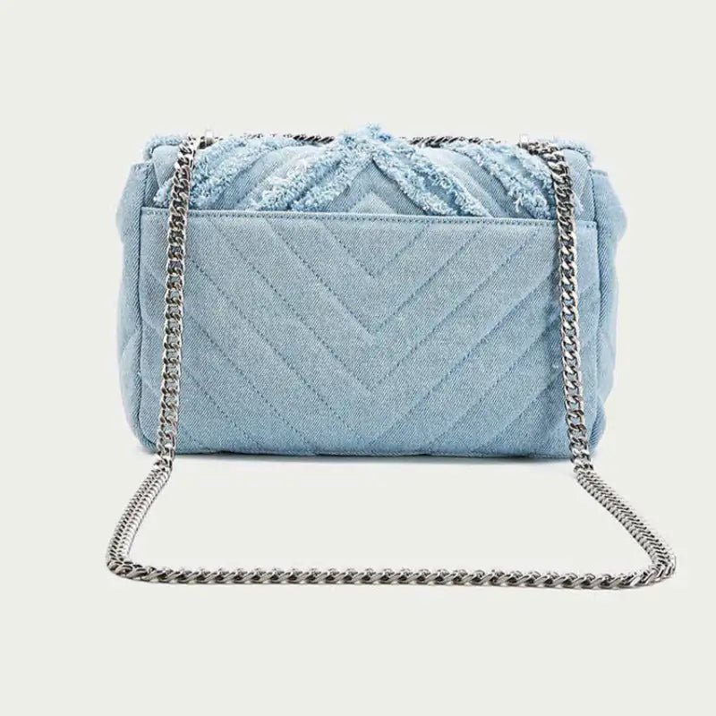 Denim Chain Bag - Buy That Thang