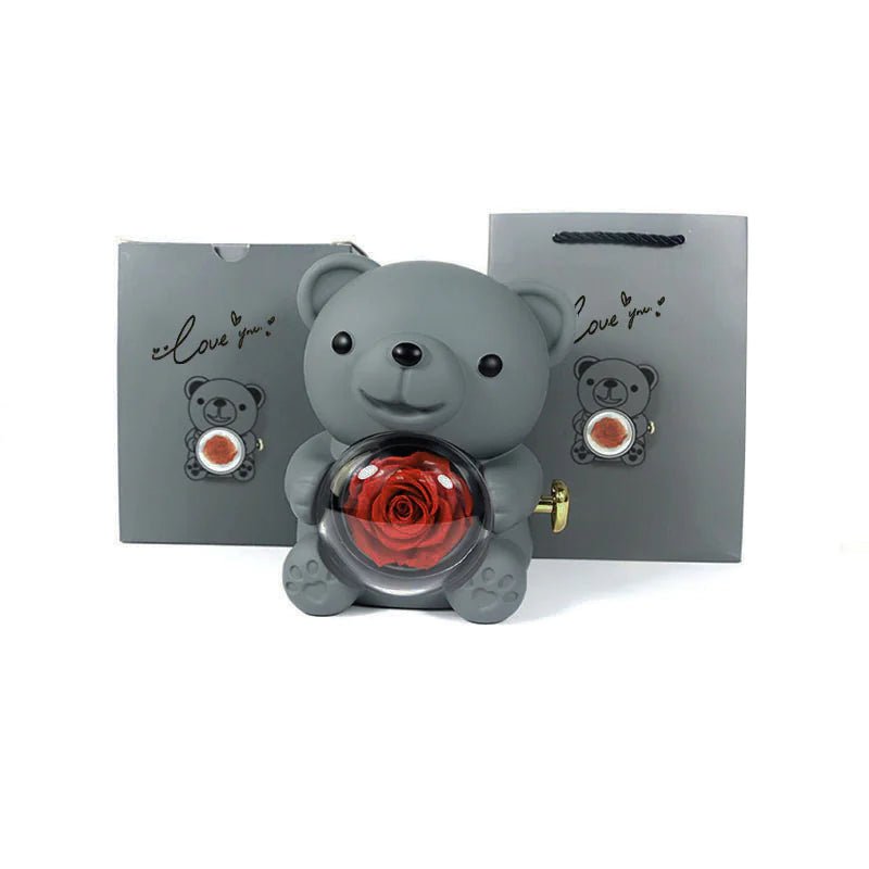 Rose Bear Jewelry Box - Buy That Thang