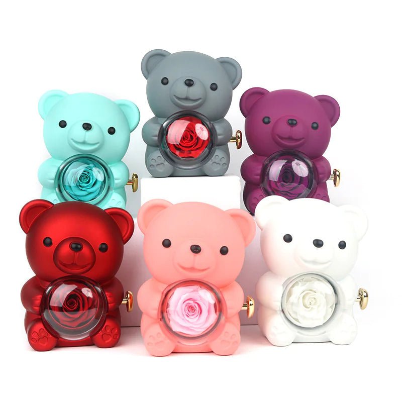 Rose Bear Jewelry Box - Buy That Thang