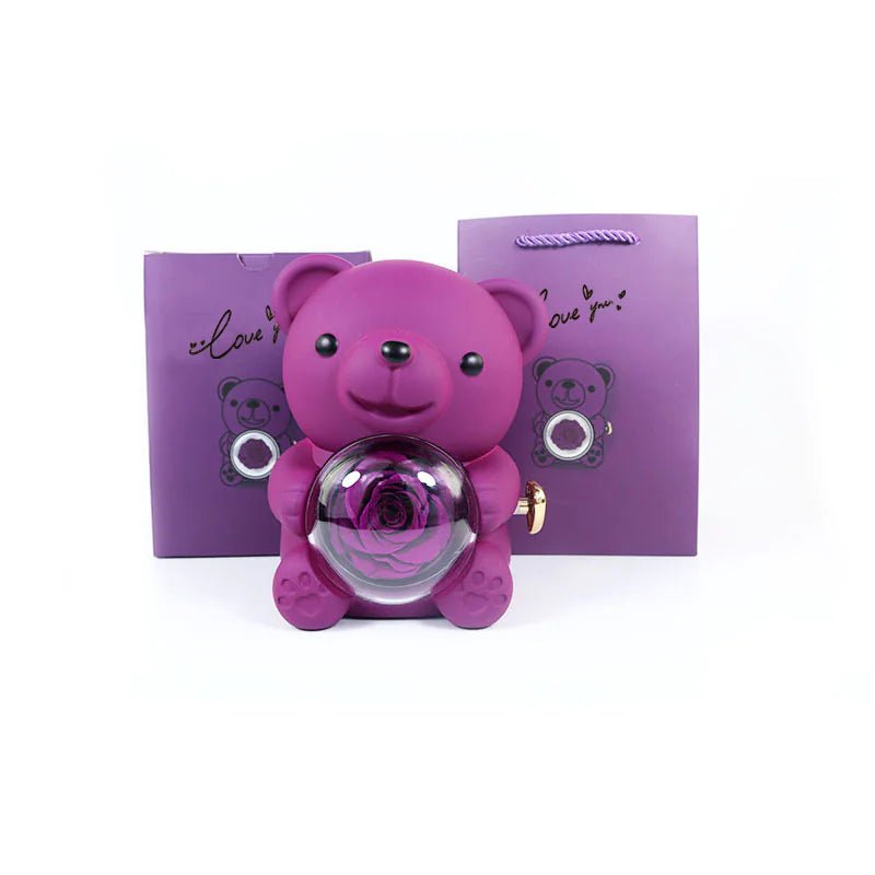 Rose Bear Jewelry Box - Buy That Thang