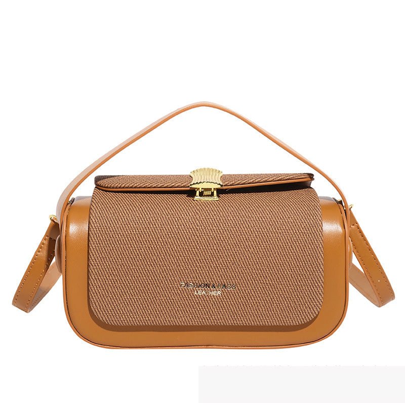 Fashionable Trendy Elegant Small Square Bag Shoulder Crossbody Bag Literary Simple Handbag Luxury Retro Box Bag Wholesale - Buy That Thang