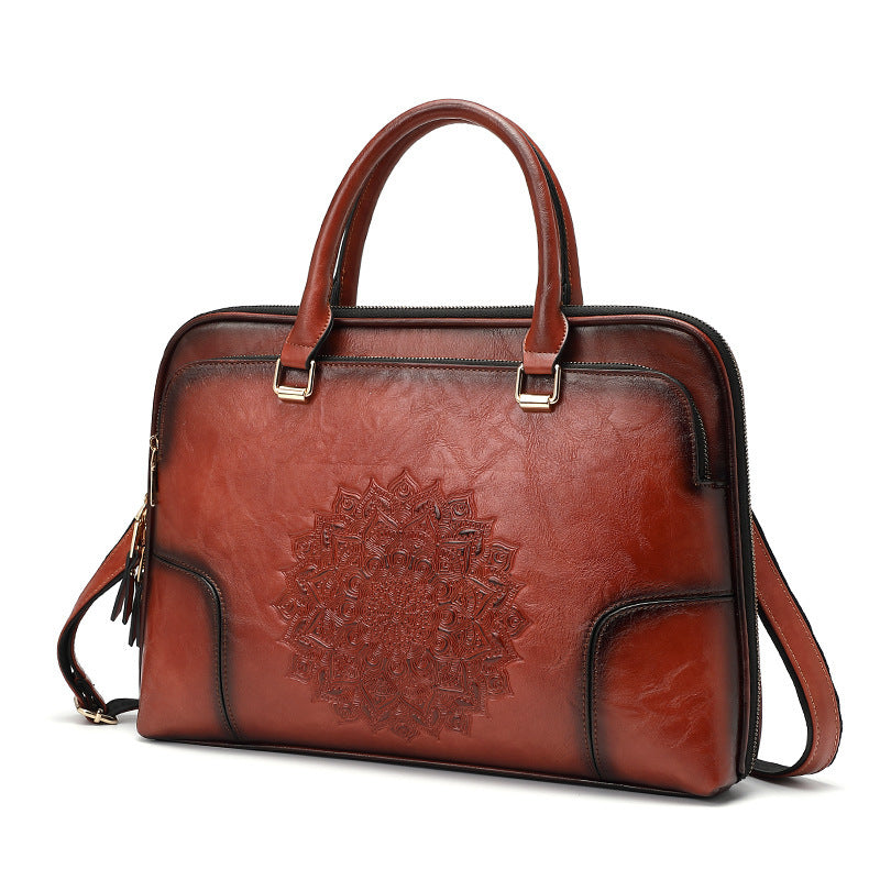 Vintage Embossed Tote Bag