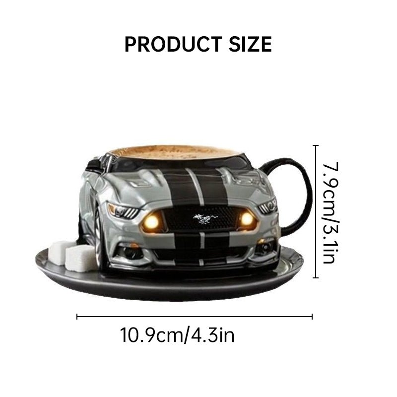 Car - Shaped Stainless Steel Coffee Mug – Handmade, Durable, Novelty Office Cup, Ideal Gift for Car Fans - Buy That Thang
