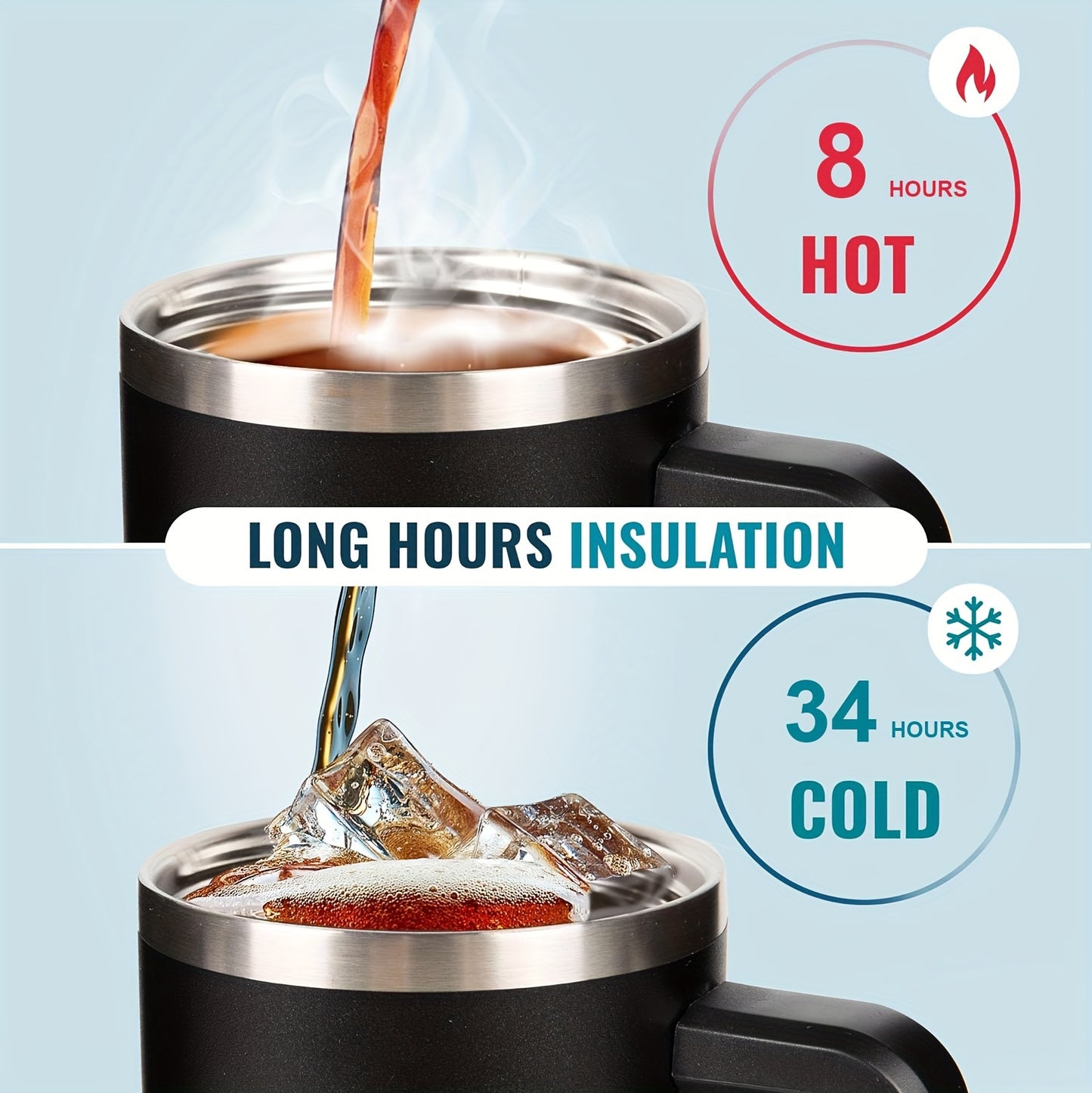 40 Oz Tumbler with Handle, Insulated Water Bottle Carrier Bag with Lid And Straw, Reusable Stainless Steel Vacuum Insulated Cup, Leak Proof Thermal Travel Coffee Mug Cup for Cold And Hot, Phone Pocket, Office Drinkwa